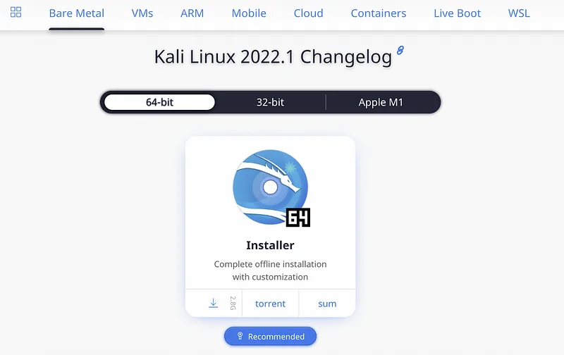 Kali-Linux Download .ISO Image